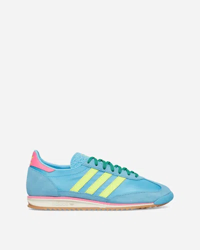 ADIDAS ORIGINALS WOMEN S SL 72 OG SNEAKERS SKY RUSH / SOLAR YELLOW / LUCID PINK