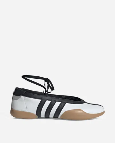 Adidas Originals Womens Adidas Taekwondo Mei Leather Ballet Flats In White