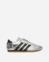 Adidas Originals Womens Silver Metallic Core Bla Taekwondo Metallic Leather Low-top Trainers In Multicolor