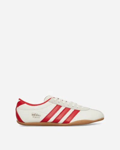 ADIDAS ORIGINALS WOMEN S TOKYO SNEAKERS OFF WHITE / BETTER SCARLET