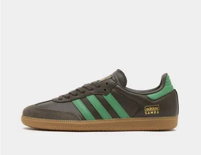 Pre-owned Adidas Originals Women's Samba Og Shoes In Brown And Green