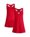 Adidas Originals Women's Scarlet Nebraska Huskers Spring Fling Active Racerback Skort Dress
