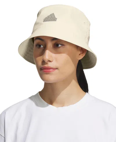 Adidas Originals Women's Shoreline Bucket Hat In Off White,putty Grey