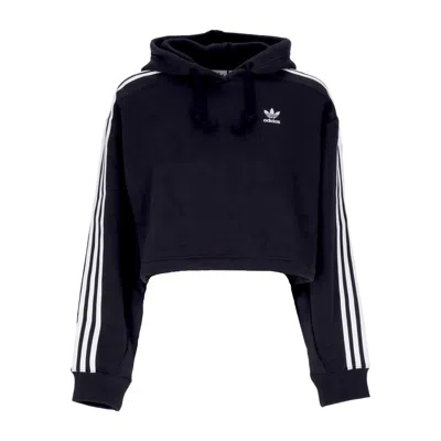 Adidas Originals Women's Short Hoodie Black In Multi