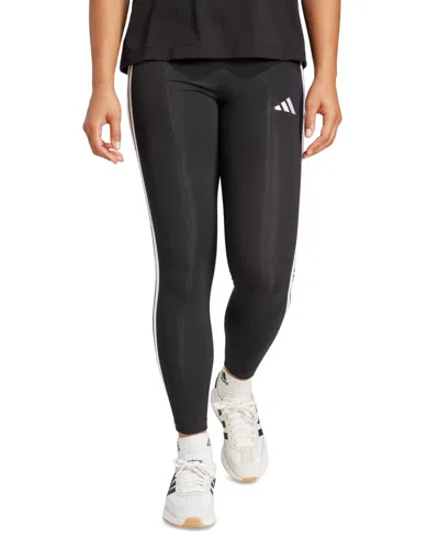 Adidas Originals Women's Slim-fit Full-length High-rise Leggings In Black,white