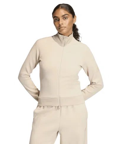 Adidas Originals Women's Slim Sportswear Track Jacket In Neutral