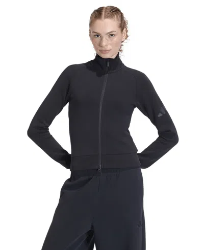 Adidas Originals Women's Slim Sportswear Track Jacket In Black