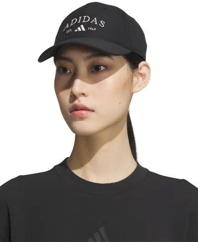 Adidas Originals Women's Sport Essentials Strapback Hat In Black