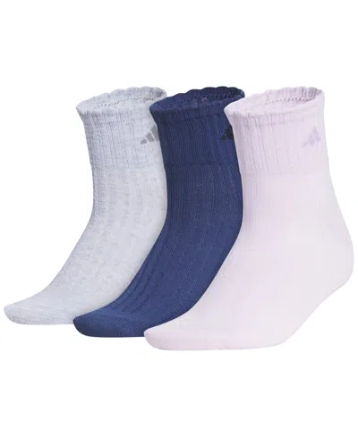 Adidas Originals Women's Sport Fashion Quarter Socks, 3-pack