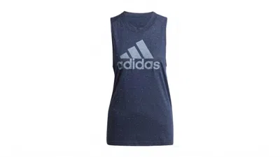 Pre-owned Adidas Originals Women's Sportswear Future Icons Winners 3.0 Tank Top In Legend Ink Metallic