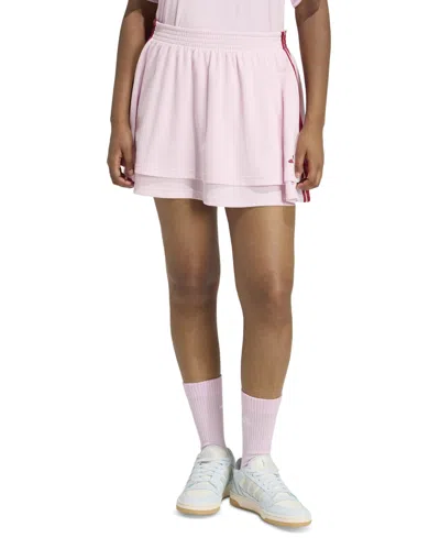 Adidas Originals Women's Sportswear Mid Rise Skirt In Pink