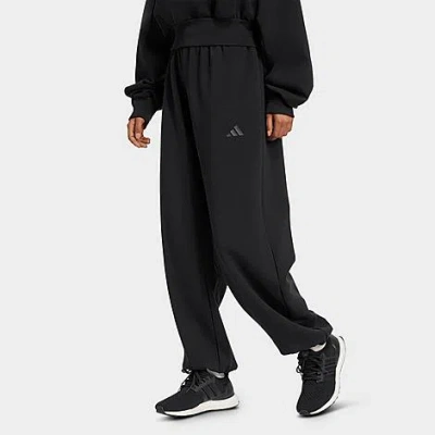 Adidas Originals Women's Sportswear Soft Lux Loose Jogger Pants In Black