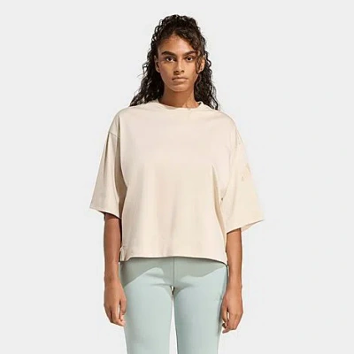 Adidas Originals Women's Sportswear Soft Lux Loose T-shirt In Neutral