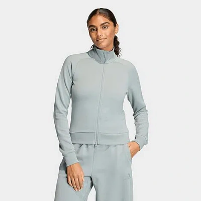 Adidas Originals Women's Sportswear Soft Lux Slim Track Top In Blue