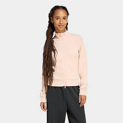 Adidas Originals Women's Sportswear Soft Lux Slim Track Top In Pink