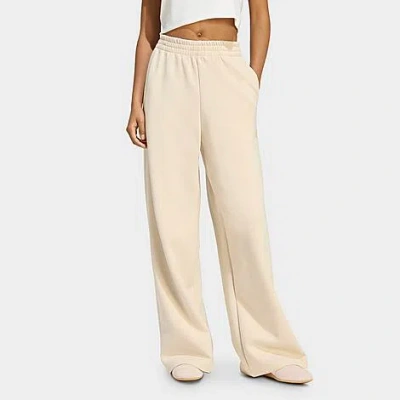 Adidas Originals Womens Adidas Soft Lux Straight Leg Pants In Neutral