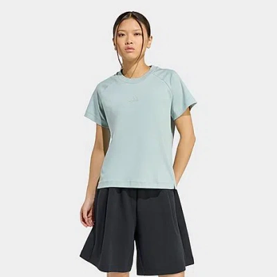 Adidas Originals Women's Sportswear Soft Lux T-shirt In Blue