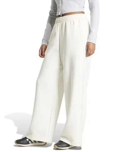 Adidas Originals Women's Straight Sportswear Pants In White