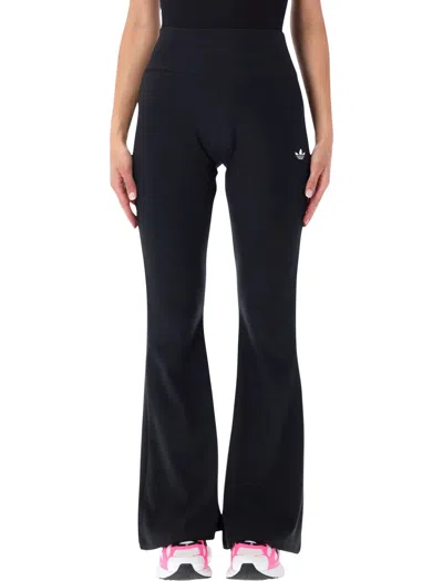 Adidas Originals Women's Stretch Knit Trousers In Nero