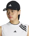 Adidas Originals Women's Superlite 3 Stripe Adjustable Hat In Black,white