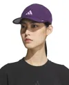 Adidas Originals Women's Superlite 3 Stripe Adjustable Hat In Purple