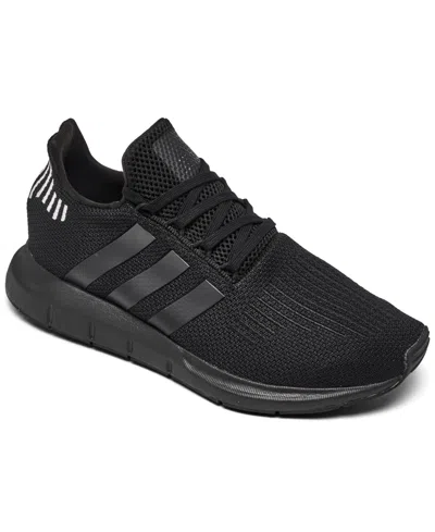 Adidas Originals Women's Swift Run 1.0 Casual Sneakers From Finish Line In Black