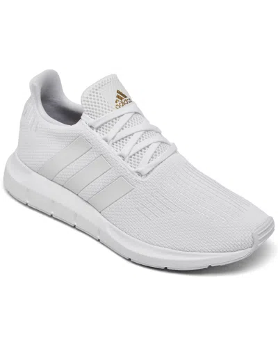 Adidas Originals Women's Swift Run 1.0 Casual Sneakers From Finish Line In White