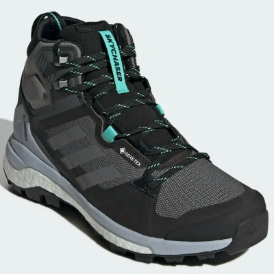 Adidas Originals Women's Terrex Skychaser 2 Mid Gore-tex Hiking Boots In Grey