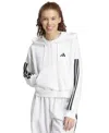 Adidas Originals Women's The Essentials Relaxed Hooded Track Jacket In White