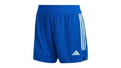 Pre-owned Adidas Originals Women's Tiro 23 League Shorts In Royal Blue/white