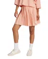 Adidas Originals Adidas Tiro Pleated Miniskirt In Ambient Blush