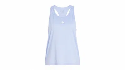 Pre-owned Adidas Originals Women's Train Essentials Minimal Branding Racerback Tank Top In Blue Spark