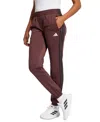 Adidas Originals Women's Tricot 3-stripes Track Pants In Brown