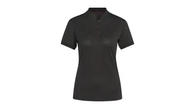 Pre-owned Adidas Originals Women's Ultimate365 Diamond Jacquard Polo Shirt In Black