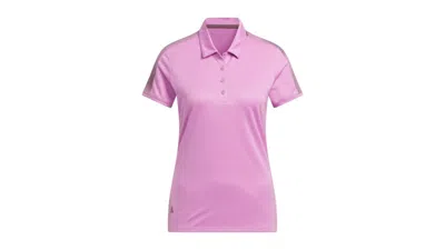 Pre-owned Adidas Originals Women's Ultimate365 Printed Polo Shirt In Preloved Purple
