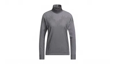 Pre-owned Adidas Originals Women's Ultimate365 Tour Turtleneck In Black