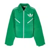 Adidas Originals Women's Velvet Puffer Green Down Jacket In Green
