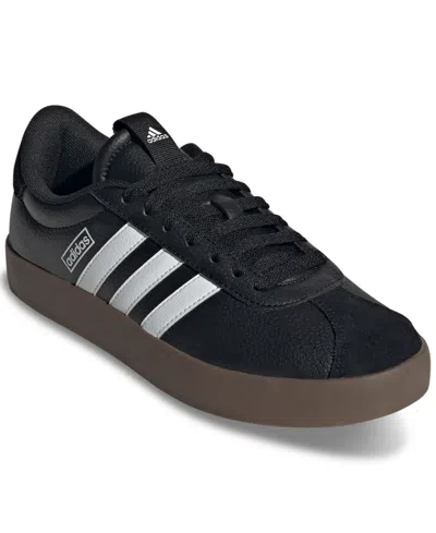Adidas Originals Women's Vl Court 3.0 Casual Sneakers From Finish Line In Black