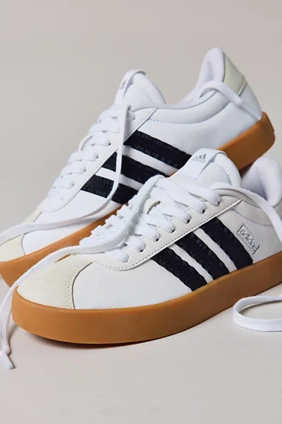 Adidas Originals Women's Vl Court 3.0 Sneaker In Ftwr White/core Black/orb, Women's At Urban Outfitters In Multi