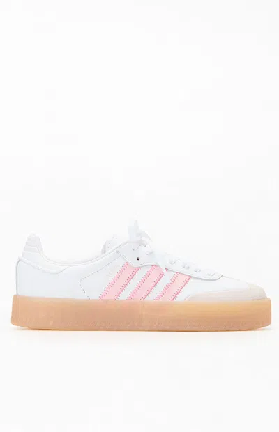 Adidas Originals Sambae Lace-up Leather Sneakers In Multi