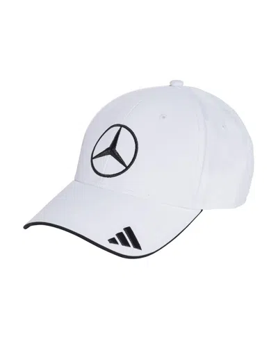 Adidas Originals Women's White Mercedes-amg Petronas F1 Team Driver Wear Adjustable Hat