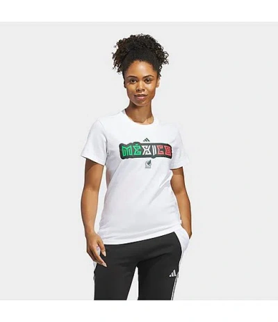 Adidas Originals Women's World Cup 2026 Mexico Home Graphic T-shirt