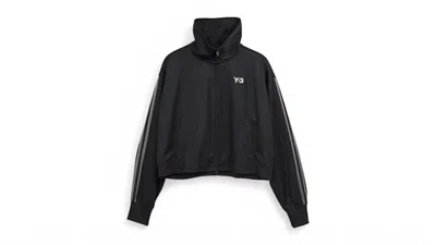 Pre-owned Adidas Originals Women's Y3 Firebird Track Top In Black/cream White In Multi