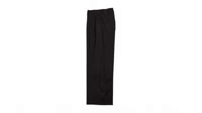 Pre-owned Adidas Originals Women's Y3 Uniform Wide Leg Trousers In Black