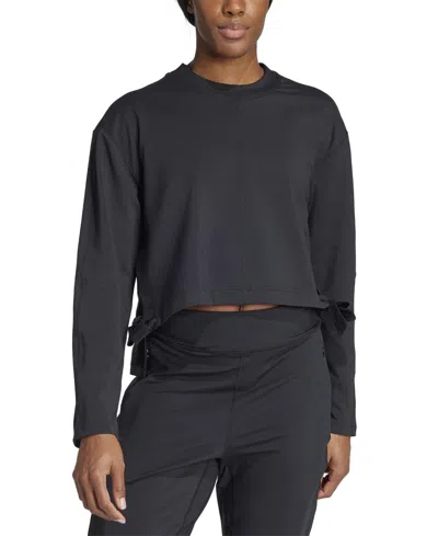 Adidas Originals Women's Yoga Cover-up Top In Black
