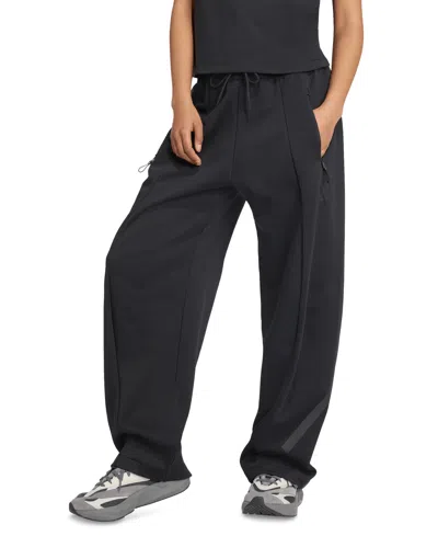 Adidas Originals Women's Z.n.e. Open-hem Pants In Black