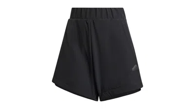 Pre-owned Adidas Originals Women's Z.n.e. Woven Shorts In Black