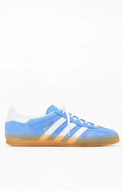 Adidas Originals Gazelle Indoor Sneakers In Cyan Suede In Multi