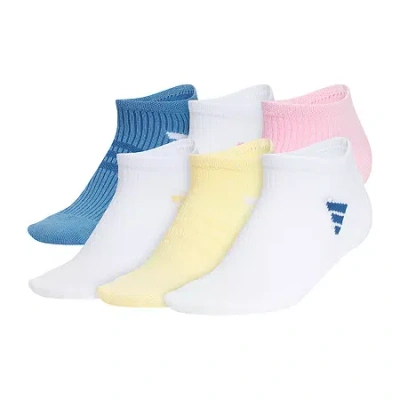 Adidas Originals Womens 6 Pair No Show Socks In Multi