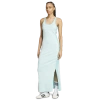 Adidas Originals Womens Adidas 3 Stripe Tank Dress In Semi Flash Aqua